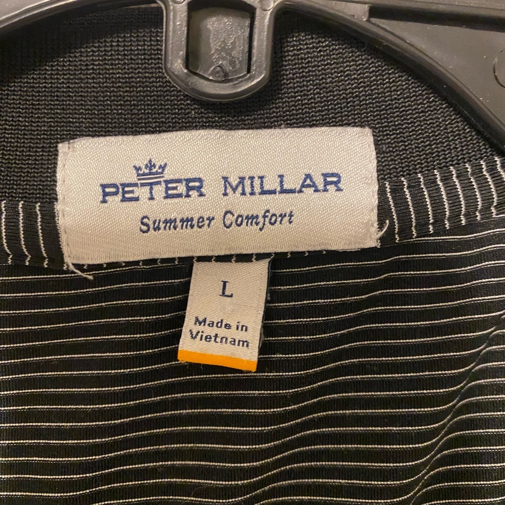 Men’s Peter Millar Collared Shirt Large - Picture 3 of 4